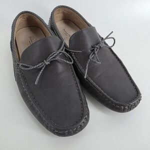Bruno Marc Mens 9.5 Grey Driving Penny Loafers Mocassin Slip On Shoes